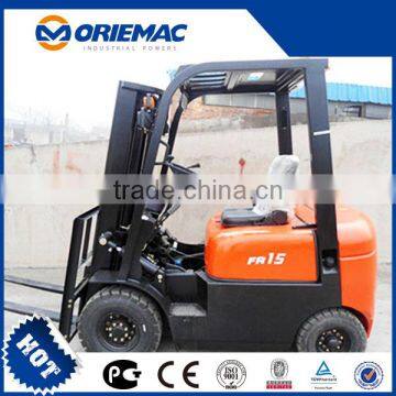 Price of 1.5 ton Wecan diesel forklift CPCD15FR with 6m lift height