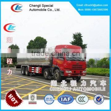 FAW stainless steel truck milk tank,steel milk tank truck for sale