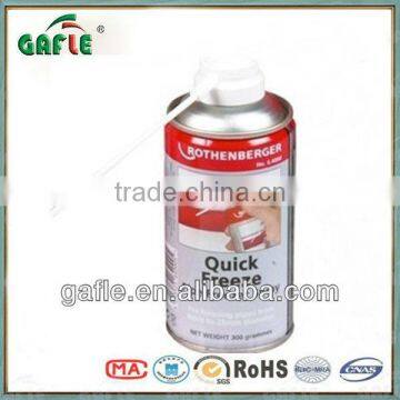 aerosol spray freeze in can