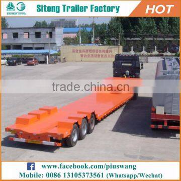 Standard Lowboy Trailer Dimensions Cheap Price Heavy Duty Low Boy Semi Trailer photo-3