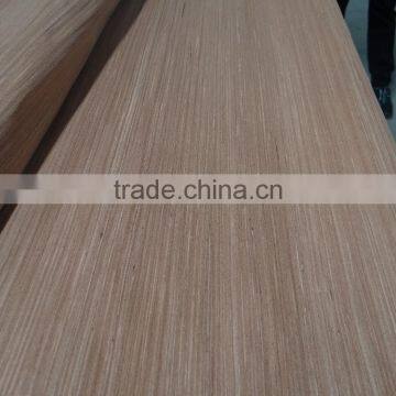 Linyi Grade a b c Sliced Cut 0.28mm Red Recon Face Veneer for India Plywood photo-2