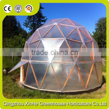 Unique Design Galvanized Steel Geodesic Dome Greenhouse For Sale