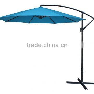 263008 outdoor patio garden off set hanging cantilever banana parasol umbrella