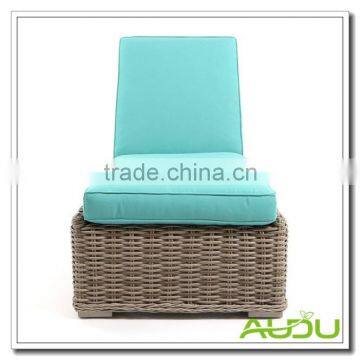 Audu Seattel Wicker Outdoor Sun Lounger photo-3