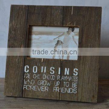 Antique Wooden Picture Photo Frame With Silk Screen Printing photo-2