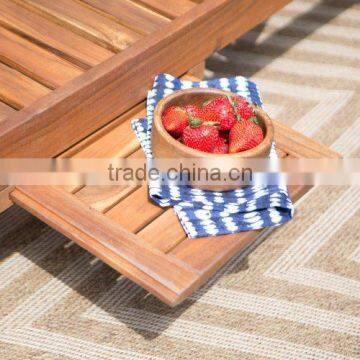 All Whether Garden Solid Wood Furniture Design Modern Teak Patio Lounge Chairs photo-3