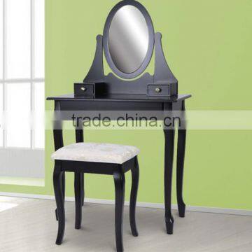 Bedroom Wooden Make-up Dressing Table Set, Home furniture Wooden Dresser, Make up Table