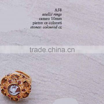 New Product CAMEO ITALIANO Hand Made Beautiful Ring for Gift photo-2
