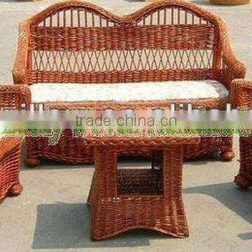 Cheap Hand Weave Willow Material Wicker Chair Price for Homes & Garden photo-5