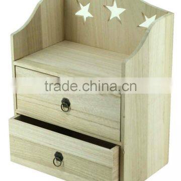Multipurpose Paulow Wooedn Jewelry Display Box For Girls photo-2