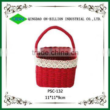 Wholesale Paper Rope Flower Basket for Wedding Decoration photo-3