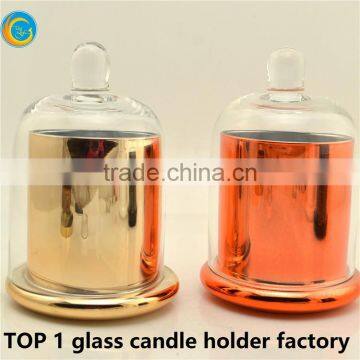 Large glass bell candle jars bulk of yufeng craft