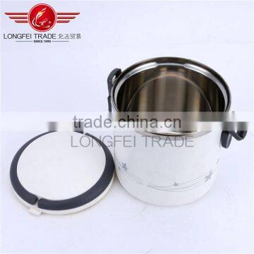 Portable White Plastic Lunch Box / Insulated Lunch Box photo-3