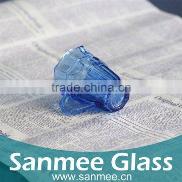 Hot Sale Glass Cup Quality Color Glass Cup Mini Wine Glass Cup With Handle photo-3