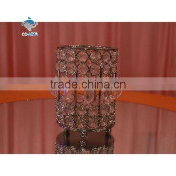 Good quality home decoration bling pendant crystal table candelabra