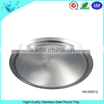 Hight Quality Stainless Steel Round Tray