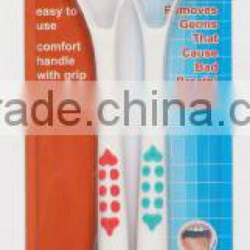 2 PCS PLASTIC TONGUE CLEANER SET