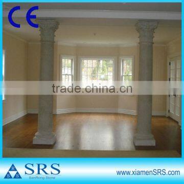 Elegant decorative marble indoor pillars