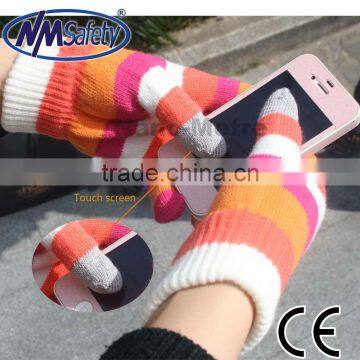 NMSAFETY winter smart phone touch screen knitted glove