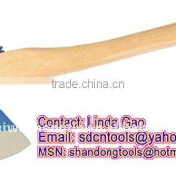 OEM orders high quality drop-forged axe with birch wooden handle hand tools