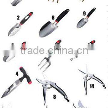 high quality garden hand tool trowel,hedge lopper snips pruning shear,pruner scissors for cutting tooer l