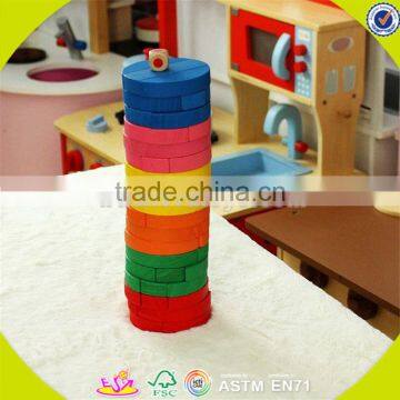Wholesale Colorful Baby Stacking Blocks Wooden Promotional Bricks Toy Top Fashion Wooden Baby Stacking Blocks Toy W13D119 photo-4