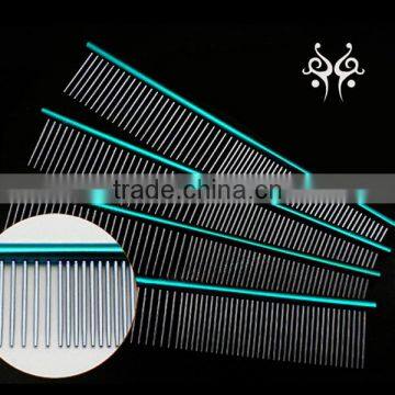 Stainless Steel Dog Comb Pet Comb Metal Lice Comb For Grooming photo-3