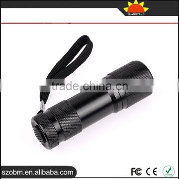 2016 Lastest OEM Aluminum Alloy 9 LED UV LED Flashlight Torch photo-2