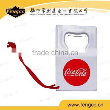 Promotion Customized Plastic Suqare Shaped Bottle Opener for Beer Bottle photo-3
