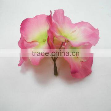 High Quality Handmade Single Stem Wholesale Silk Flower Hydrangea for Wedding Decoration photo-5