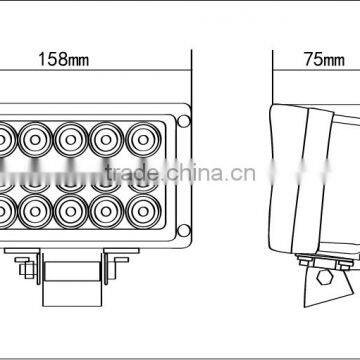 45W Heavy Duty Led Headlight Jeap Wrangler LED Headlight Additional Driving Lamp photo-4