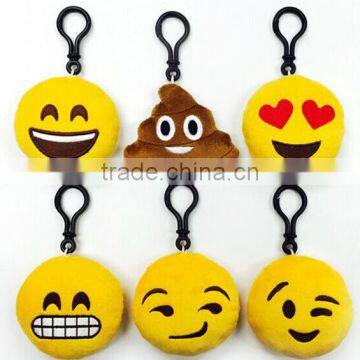 Cheap Christmas Keychain Stuffed Emoji Gift Plush Promotional Keychain photo-6