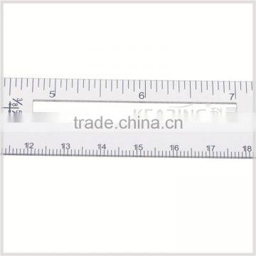 Kearing High Quality Transparent Sandwich Line T Sharped Draft Ruler 1.2mm Thick Plastic Rulers#T1204 photo-3