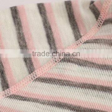 100%Merino Wool Kids Thermal Underwear Stripe Zip Long Johns for 4-12years Old photo-3