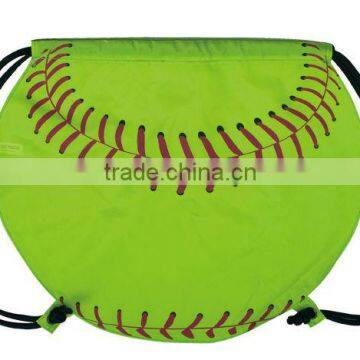 baseball printing drawstring bag