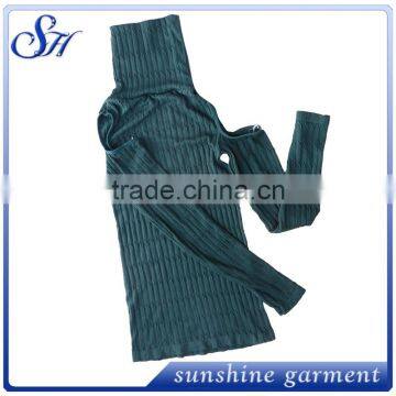 2017 Lady Fashion Off Shoulder Long Seleve Top photo-4