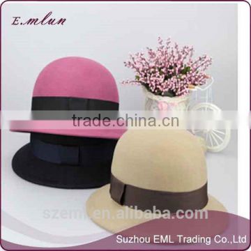 Fashion Custom Girls Wool Felt Hat