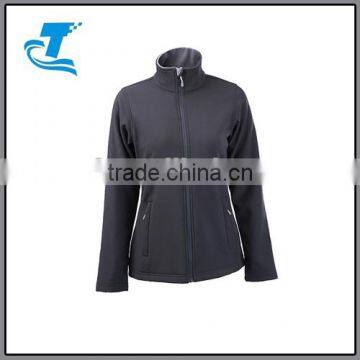 Hottest women's stand collar softshell jacket