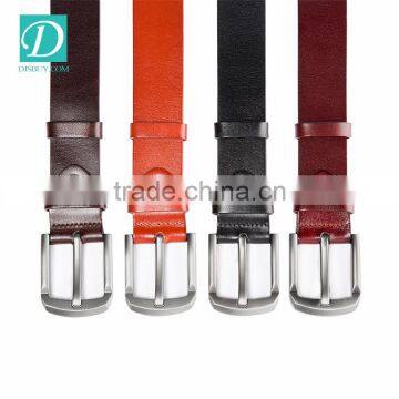 Classical Genuine Leather Men's Belt Adjustable Pin Buckle Men Belt Leather TGM327 photo-2