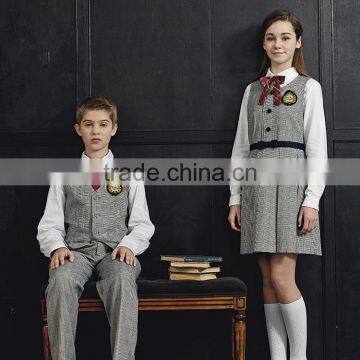 China Wholesales Schools Sweaters Primary School Uniform Dress Designs photo-4