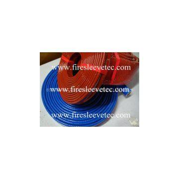 BST Colored Silcione Coated Fiberglass Braided Fireproof Sleeve