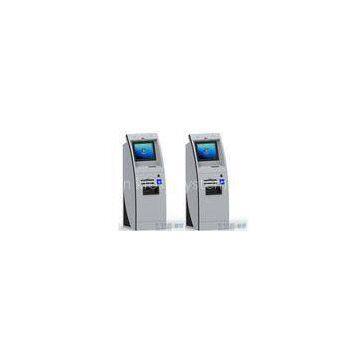 Network Barcode Reader Payment ATM Kiosk With Touch Pad Use In Shopping Mall