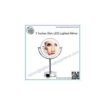 7 Inches Slim LED Lighted Mirror