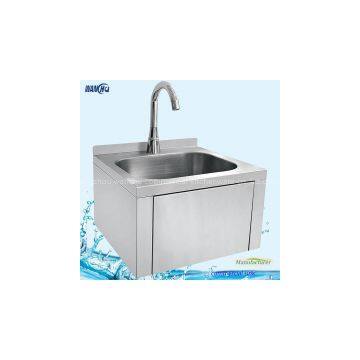 Restaurant Stainless Steel Knee Operated Hand Washing Sink