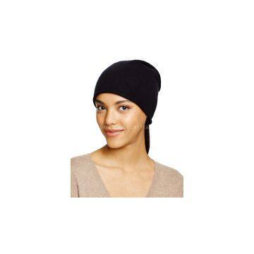 women knitted pure cashmere beanie hats and caps