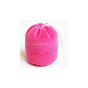 Drawstring Shape Velvet Ring Boxes