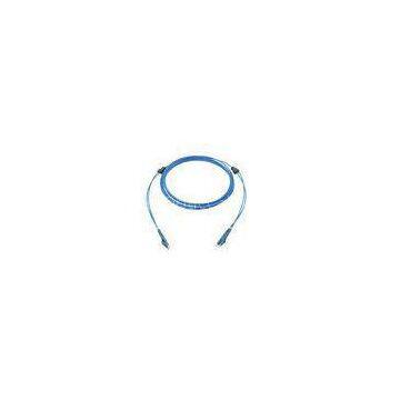 OM3 OM4 Duplex Armored Fiber Patch Cord for FTTH Cable / Area Network