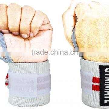 18" Heavy Duty Wrist Wrap (WHITE) by GYM MATE photo-2