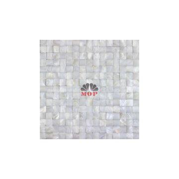 white pearl shell wall mosaic mirror tile