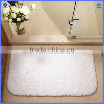 luxury hotel cotton anti-slip bath mat